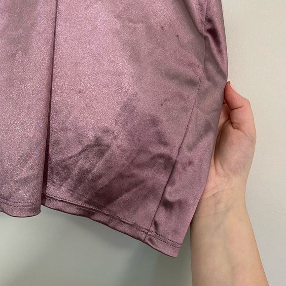 Emerald Sundae Juniors' Ruched Asymmetric Bodycon Dress - Picture 8 of 8